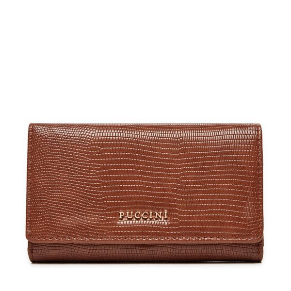 Puccini Голям дамски портфейл Puccini BLP839B Кафяв