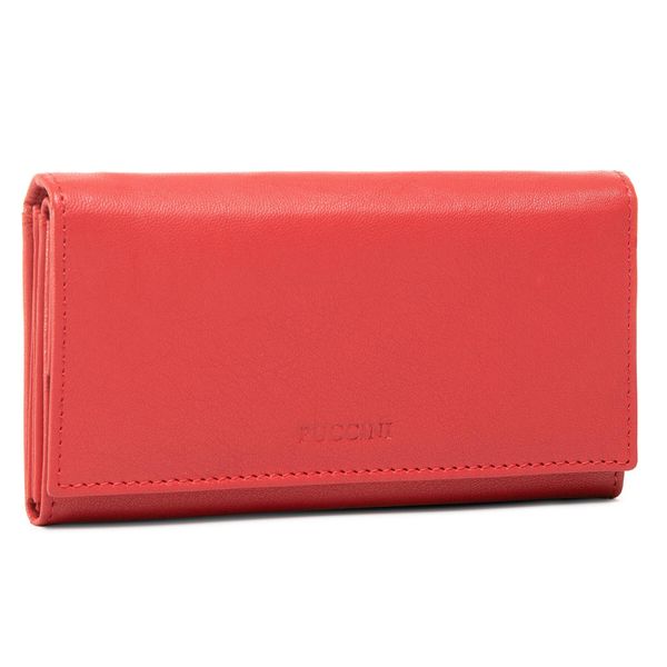 Puccini Голям дамски портфейл Puccini G002 Червен