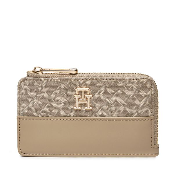 Tommy Hilfiger Голям дамски портфейл Tommy Hilfiger AW0AW17152 Бежов