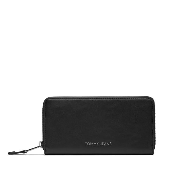 Tommy Jeans Голям дамски портфейл Tommy Jeans Tjw Ess Must Large Za AW0AW16101 Black BDS