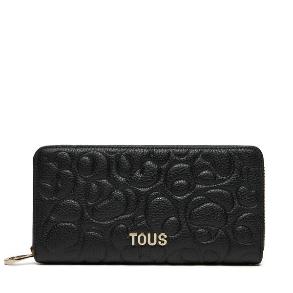 TOUS Голям дамски портфейл TOUS Greta 2002021151 Черен