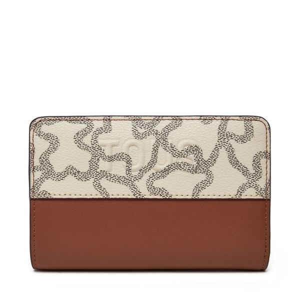 TOUS Голям дамски портфейл TOUS Kaos Icon 2002186543 Кафяв