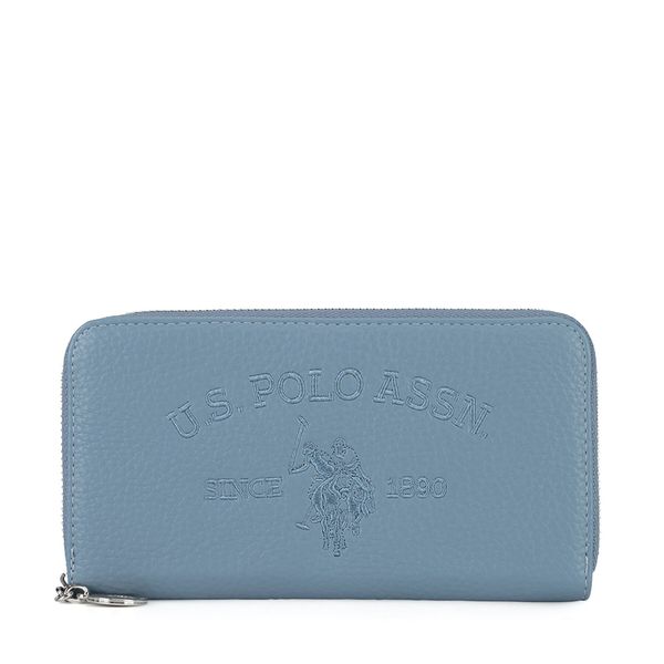 U.S. Polo Assn. Голям дамски портфейл U.S. Polo Assn. WIUXT8413WVP Син