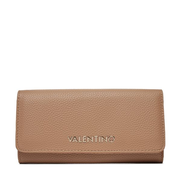 Valentino Голям дамски портфейл Valentino Brixton VPS7LX113 Бежов