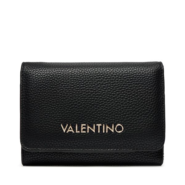 Valentino Голям дамски портфейл Valentino Brixton VPS7LX43 Черен