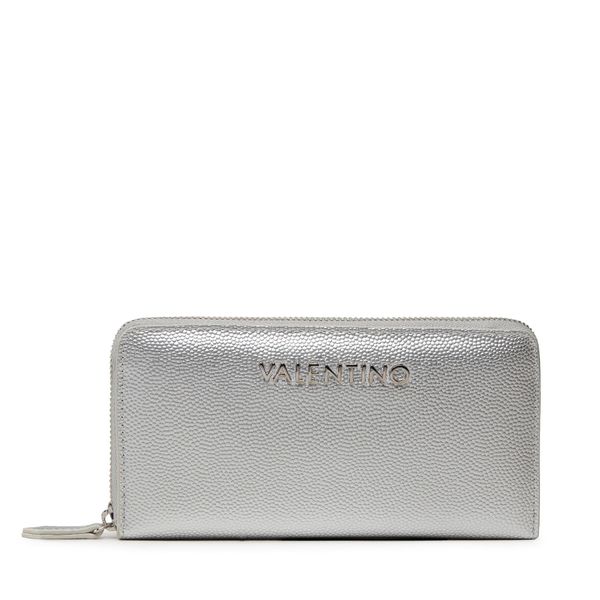 Valentino Голям дамски портфейл Valentino Divina VPS1R4155G Argento