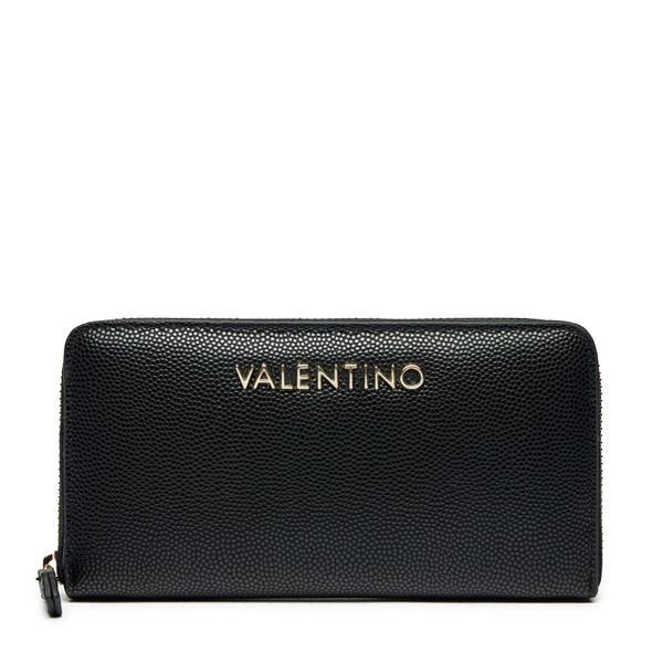 Valentino Голям дамски портфейл Valentino Divina VPS1R4155G Черен