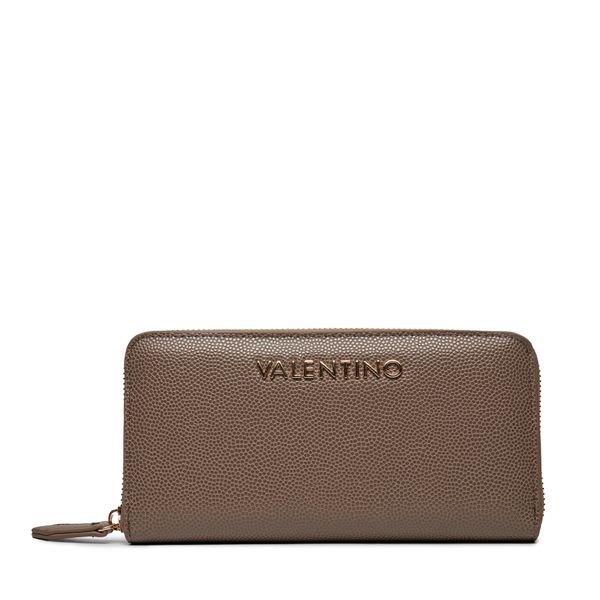 Valentino Голям дамски портфейл Valentino Divina VPS1R4155G Сив