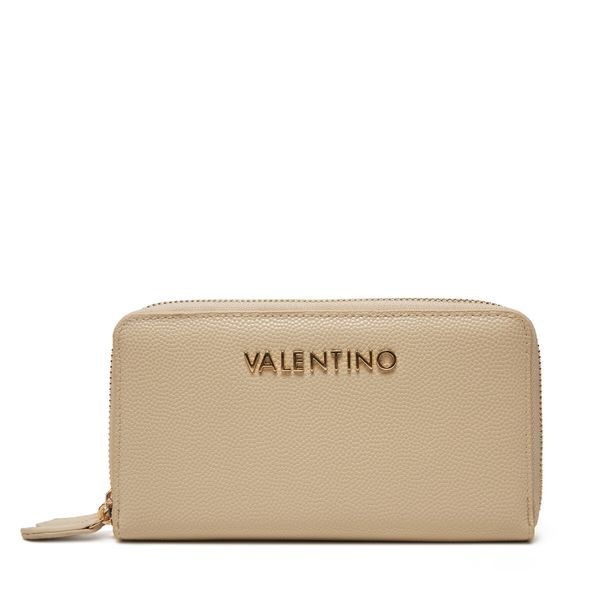 Valentino Голям дамски портфейл Valentino Divina VPS1R447G Бежов
