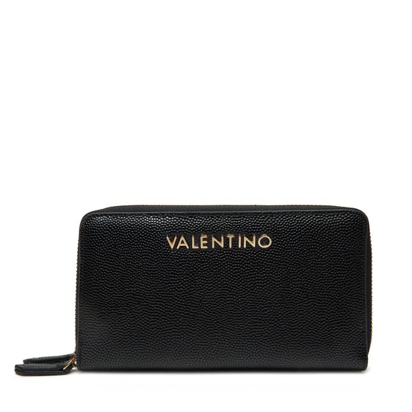 Valentino Голям дамски портфейл Valentino Divina VPS1R447G Черен