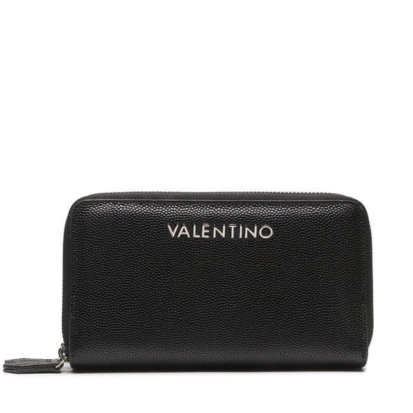Valentino Голям дамски портфейл Valentino Divina VPS1R447G Черен