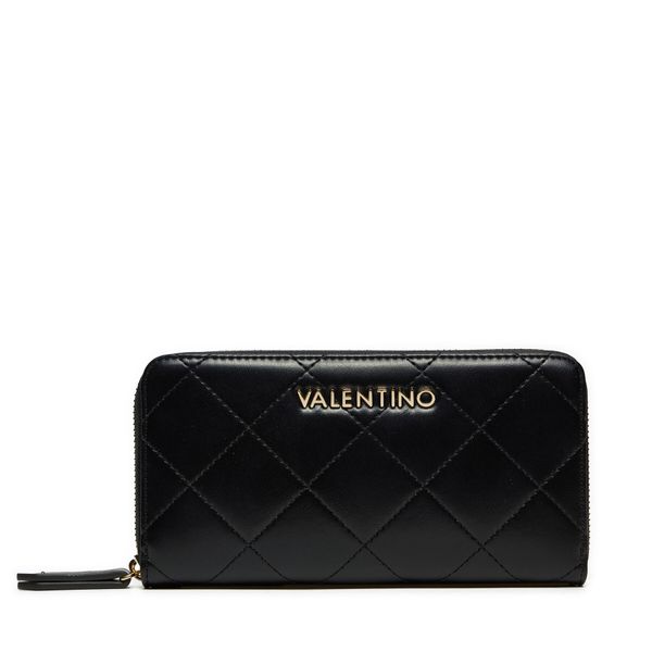 Valentino Голям дамски портфейл Valentino Nur Re VPS8G9155 Черен