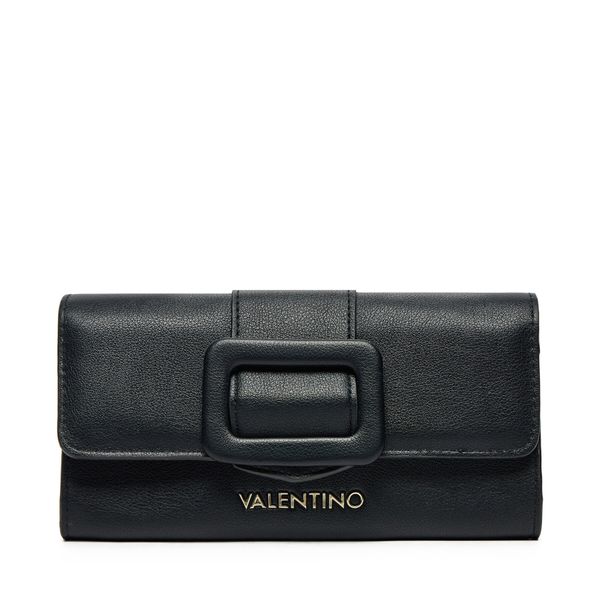 Valentino Голям дамски портфейл Valentino Platz VPS4I7113 Черен