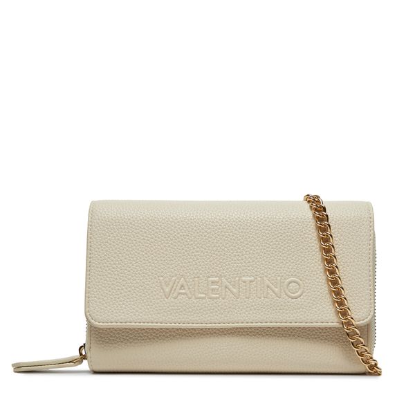 Valentino Голям дамски портфейл Valentino Rised Re VPS8P9212 Екрю