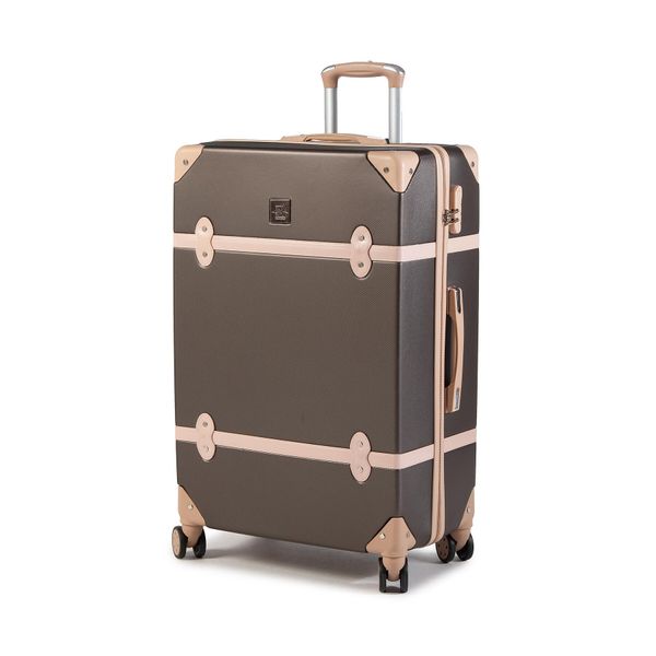 Semi Line Голям куфар Semi Line T5508-4 Кафяв