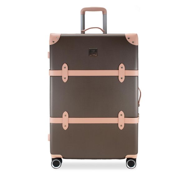 Semi Line Голям куфар Semi Line T5673-4 Кафяв