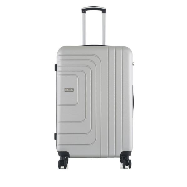 Semi Line Голям куфар Semi Line T5762-4 Сребрист
