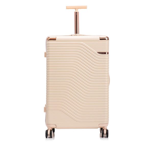 Semi Line Голям куфар Semi Line T5809-5 Екрю