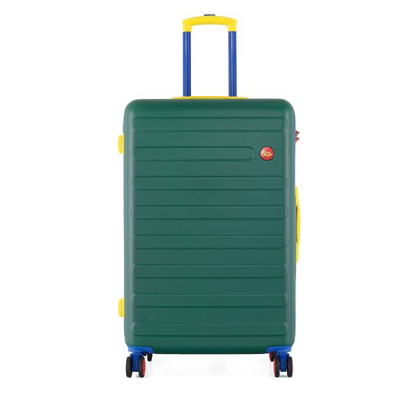Semi Line Голям куфар Semi Line T5846-3 Зелен