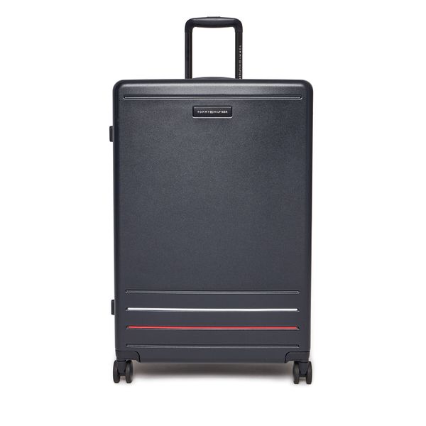 Tommy Hilfiger Голям куфар Tommy Hilfiger AU0AU01975 Черен