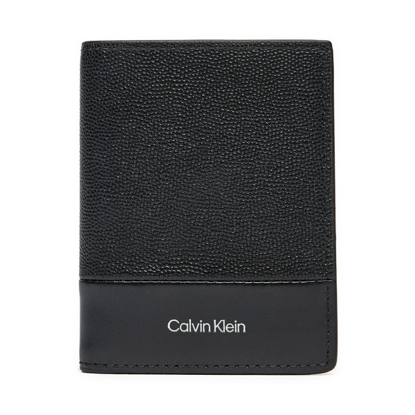 Calvin Klein Голям мъжки портфейл Calvin Klein Ck Must Bifold 10cc K50K512679 Черен