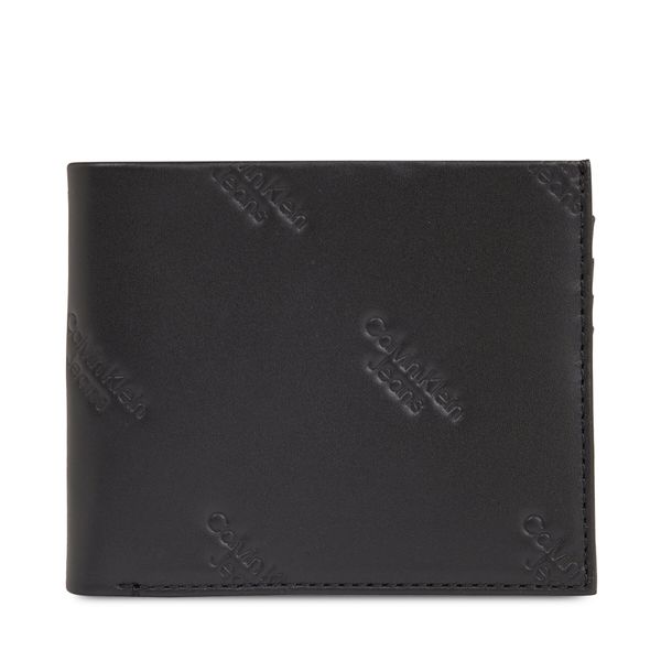 Calvin Klein Jeans Голям мъжки портфейл Calvin Klein Jeans Logo Print Bifold Id K50K511814 Allover Print 0GK