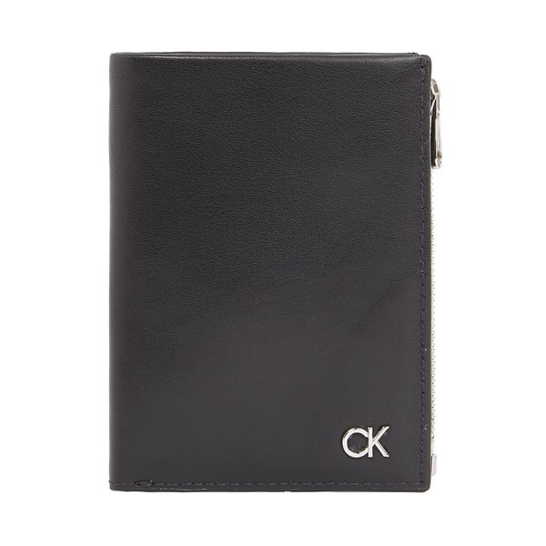 Calvin Klein Голям мъжки портфейл Calvin Klein Metal Ck K50K511688 Ck Black BEH