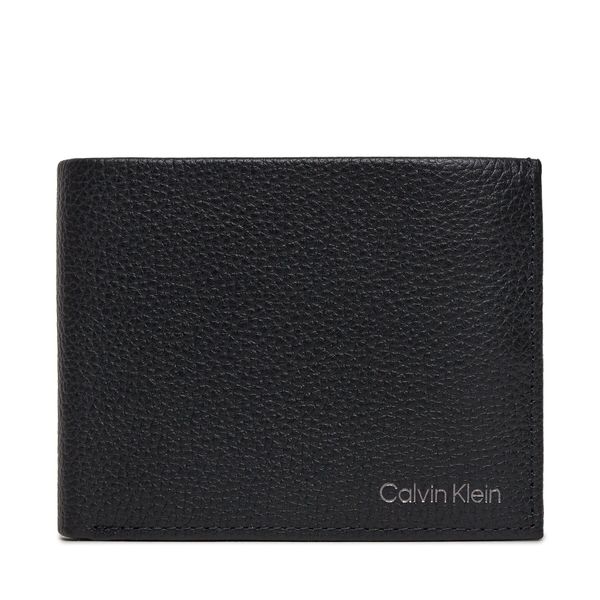 Calvin Klein Голям мъжки портфейл Calvin Klein Warmth Trifold 10Cc W/Coin L K50K507969 Черен