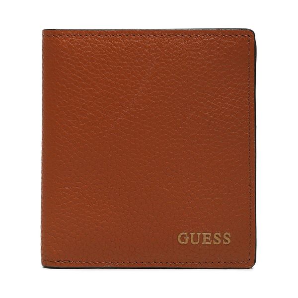 Guess Голям мъжки портфейл Guess Riviera Slg SMRIVI LEA22 BRO