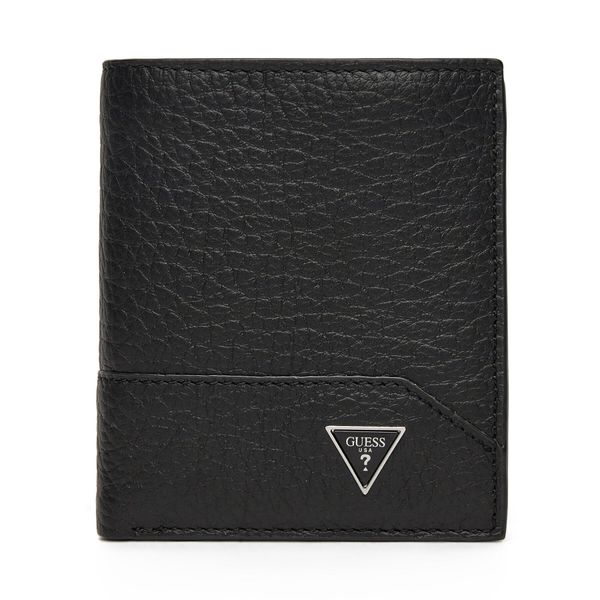 Guess Голям мъжки портфейл Guess SMBAGR LEA22 Черен