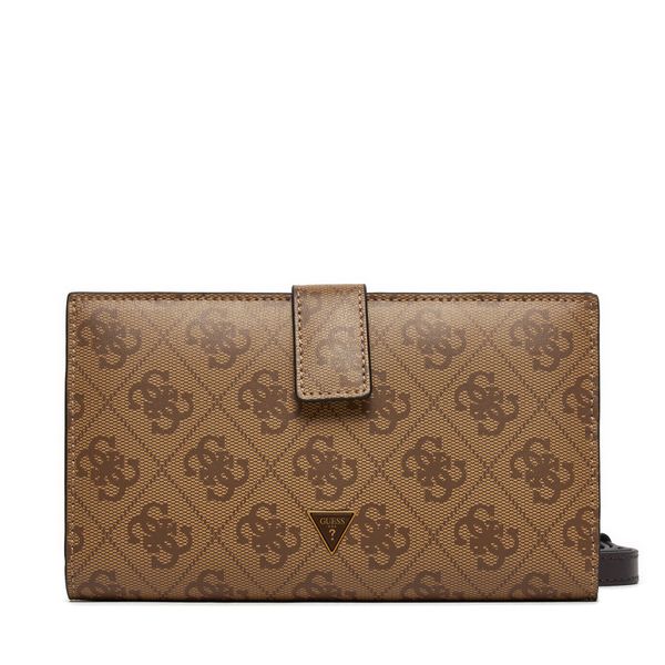 Guess Голям мъжки портфейл Guess SMMTLL LEA51 Бежов