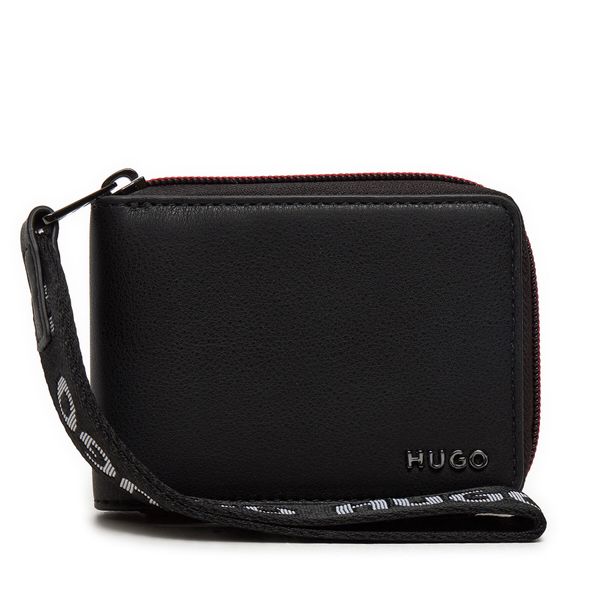 Hugo Голям мъжки портфейл Hugo Gbhm 50523755 Черен