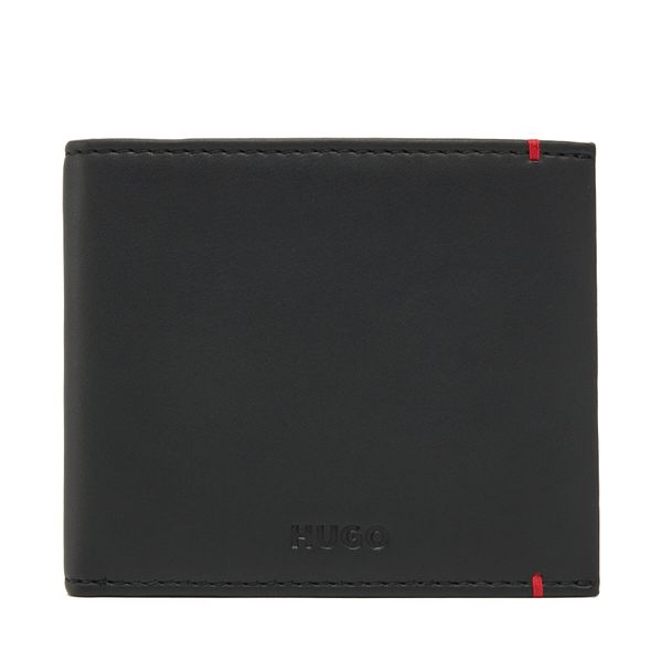 HUGO Голям мъжки портфейл HUGO Oscaar 50536051 Черен