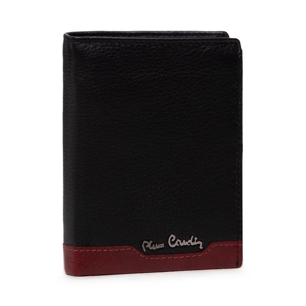 Pierre Cardin Голям мъжки портфейл Pierre Cardin TILAK37 326 Nero/Rosso