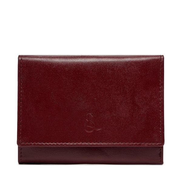 Semi Line Голям мъжки портфейл Semi Line P8263-2 Бордо