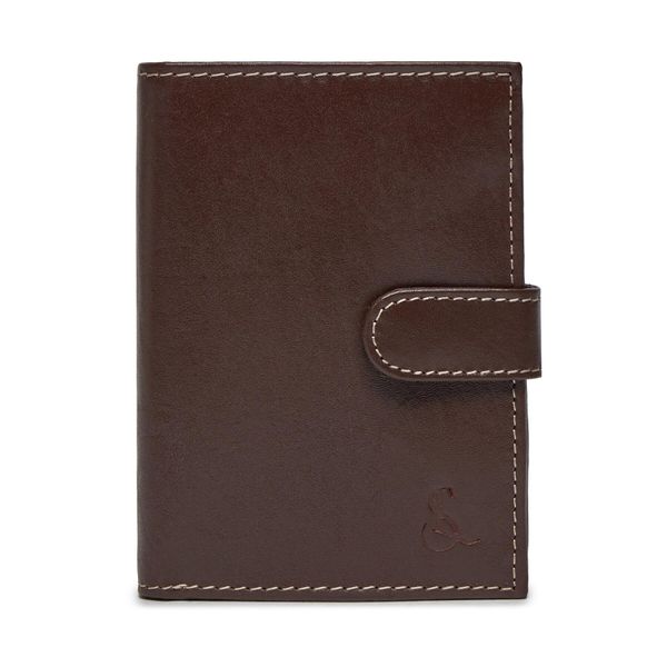 Semi Line Голям мъжки портфейл Semi Line P8266-1 Кафяв