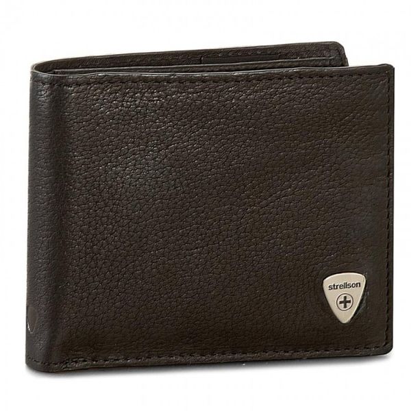 Strellson Голям мъжки портфейл Strellson Harrison 4010001045 Черен