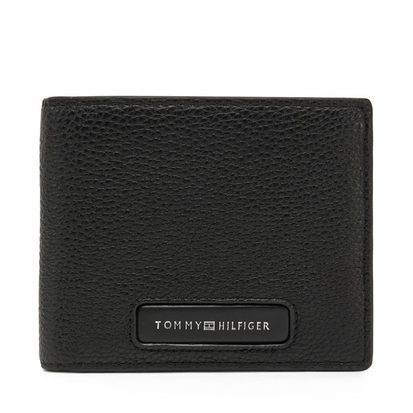 Tommy Hilfiger Голям мъжки портфейл Tommy Hilfiger Th Monogram Cc And Coin AM0AM13252 Черен