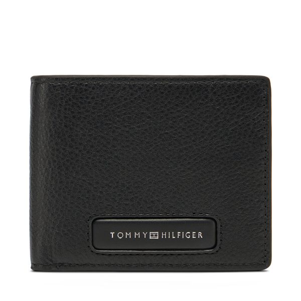 Tommy Hilfiger Голям мъжки портфейл Tommy Hilfiger Th Monogram Mini Cc Wallet AM0AM13251 Черен
