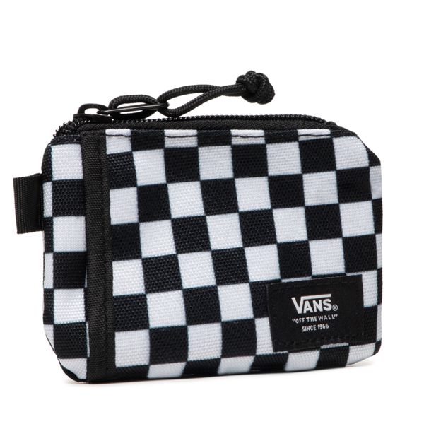 Vans Голям мъжки портфейл Vans Pouch Wall VN0A3HZXHU01 Black/White Che
