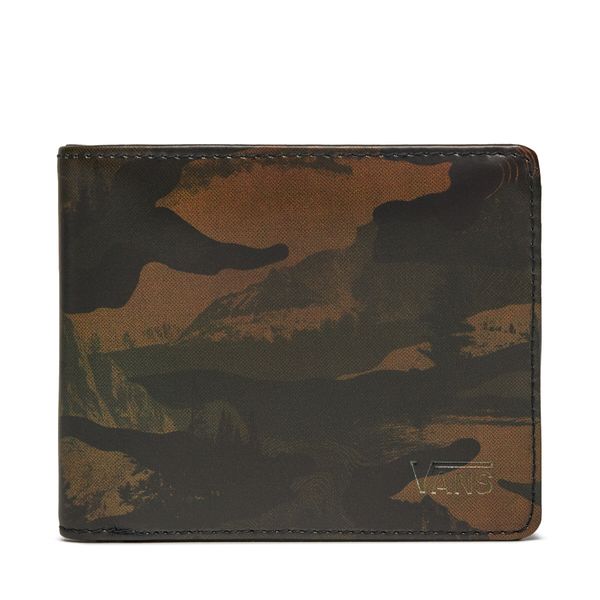 Vans Голям мъжки портфейл Vans Zedek Bifold Wallet VN000F08CMD1 Deep Forest/Kangaroo