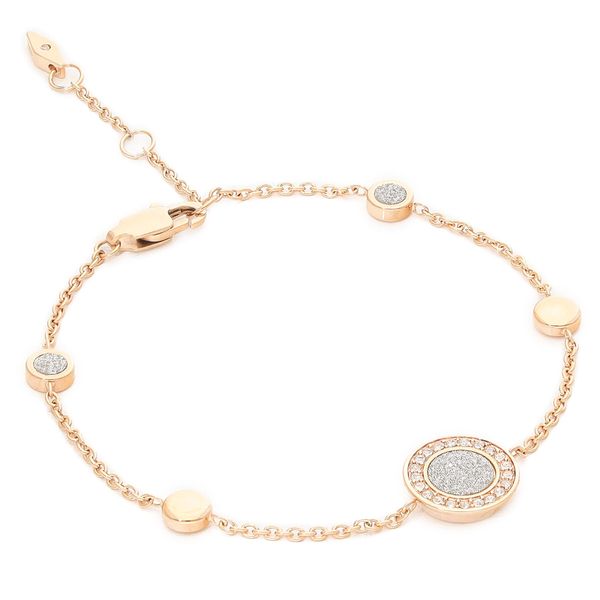 Fossil Гривна Fossil Holiday Glitz JF03264791 Златист