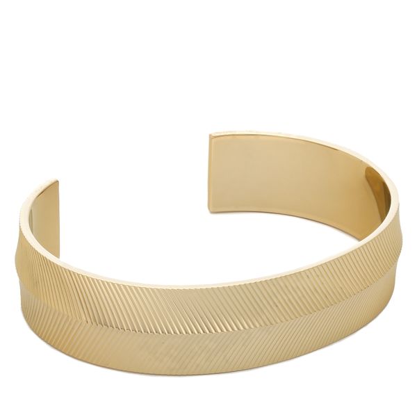 Fossil Гривна Fossil JF04535710 Златист