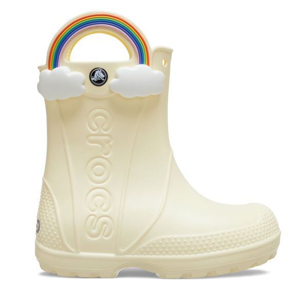Crocs Гумени ботуши Crocs Handle It Rainbow Rain Boot Kids 210026 Жълт