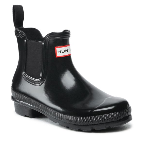 Hunter Гумени ботуши Hunter Original Chelsea Gloss WFS2078RGL Черен