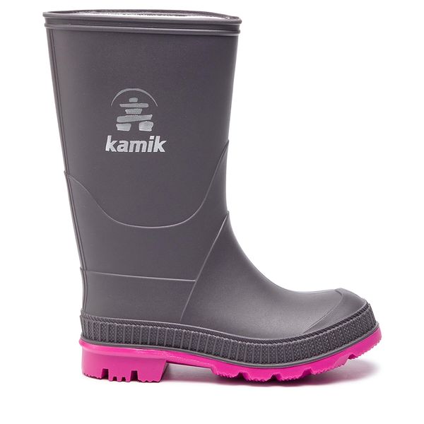 Kamik Гумени ботуши Kamik Stomp EK6149 Chercoal Magenta