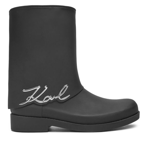 KARL LAGERFELD Гумени ботуши KARL LAGERFELD Kalosh KL47064 Черен