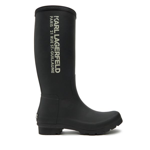 KARL LAGERFELD Гумени ботуши KARL LAGERFELD KL47085 Черен