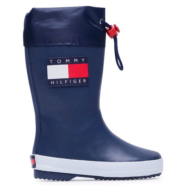 Tommy Hilfiger Гумени ботуши Tommy Hilfiger Rain Boot T3X6-30766-0047 M Тъмносин