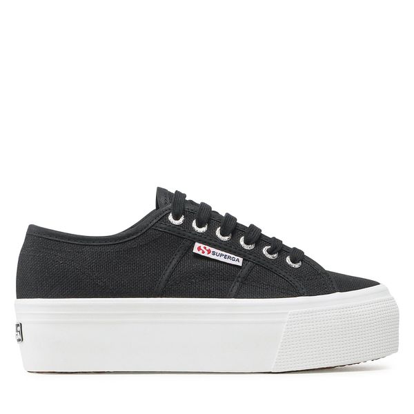 Superga Гуменки Superga 2790 Platform S9111LW Черен